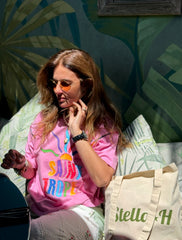 T-shirt St-Tropez - Rose