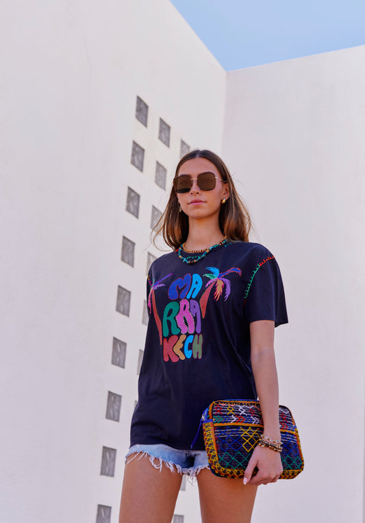 T-shirt Marrakech - Gris anthracite