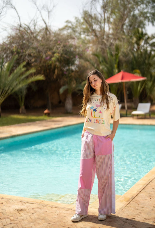 Pantalon Salma Patchwork