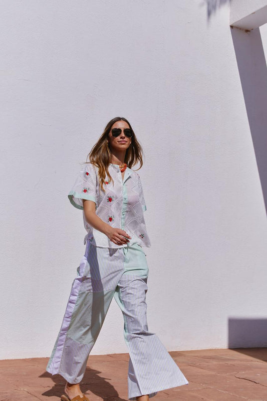 Pantalon Salma Patchwork