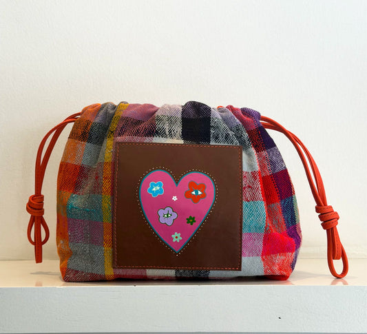 Clutch Happy Cuir Coeur