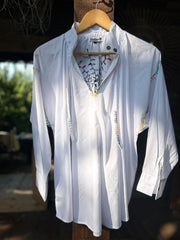 Blouse AXEL Popeline Blanche