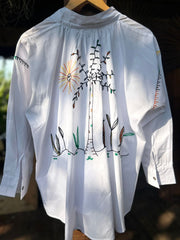 Blouse AXEL Popeline Blanche