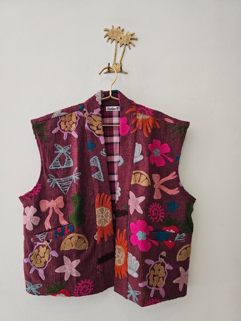 Gilet Jade Bordeaux
