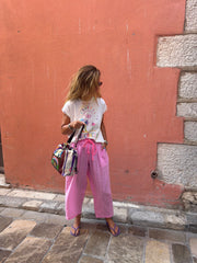 Pantalon Zorah rose