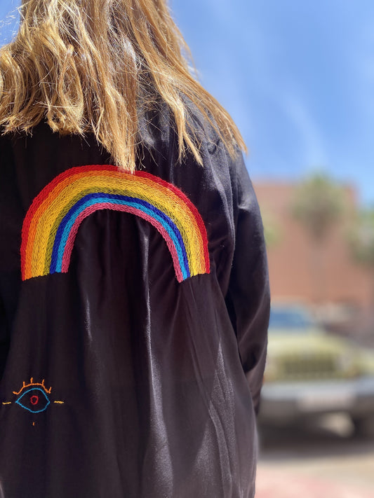 stellah-marrakech-Chemise-longue-rainbow-eyes-noir-coton-6