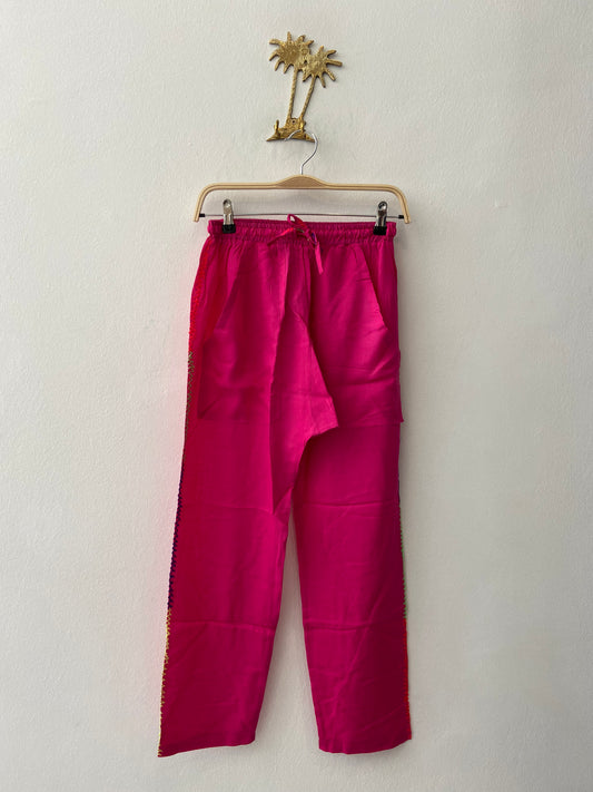 Ali Fushia embroidered pants